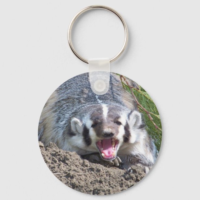badger keychain (Front)