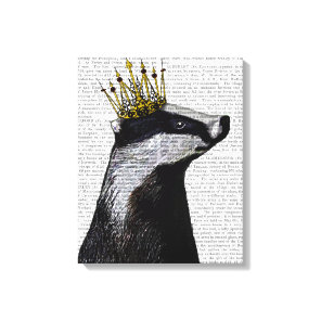 Badger King Canvas Print
