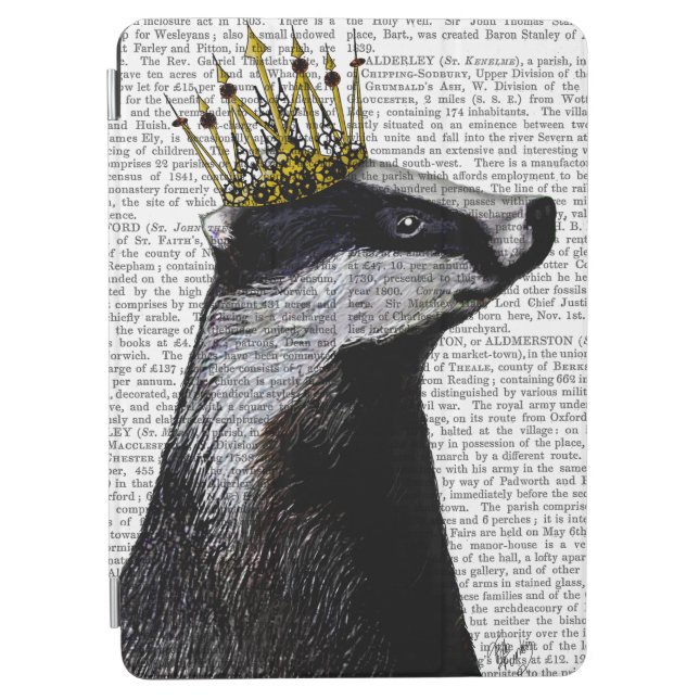 Badger King iPad Air Cover (Front)