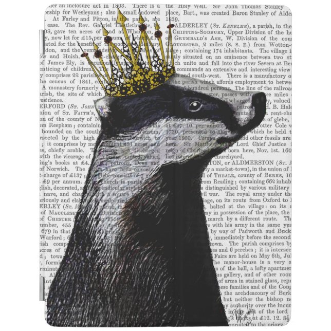 Badger King iPad Air Cover (Front)