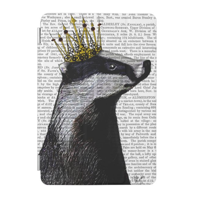 Badger King iPad Mini Cover (Front)