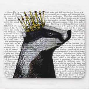 Badger King Mouse Pad