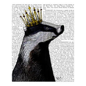 Badger King Poster