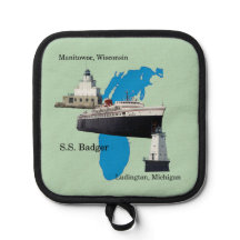 Badger Lake Michigan changeable background color