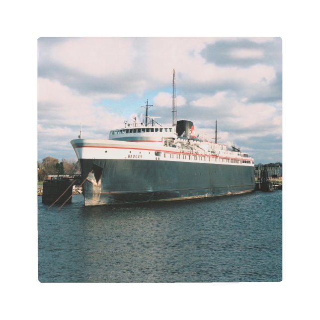 Badger metal wall art (Front)