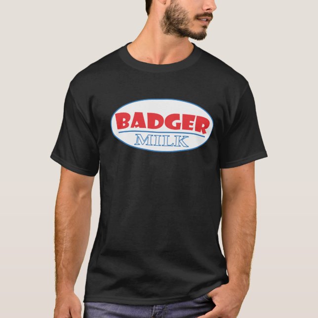 Badger Milk T-Shirt (Front)