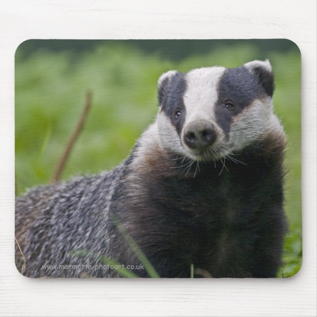Badger Mousemat Mouse Pad (Front)