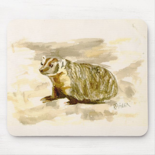 Badger Mousepad (Front)