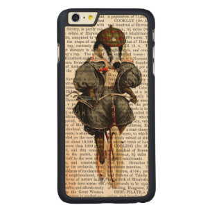 Badger on Vintage Bicycle Carved Maple iPhone 6 Plus Slim Case
