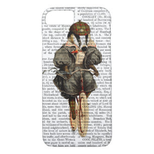 Badger on Vintage Bicycle iPhone 8/7 Case