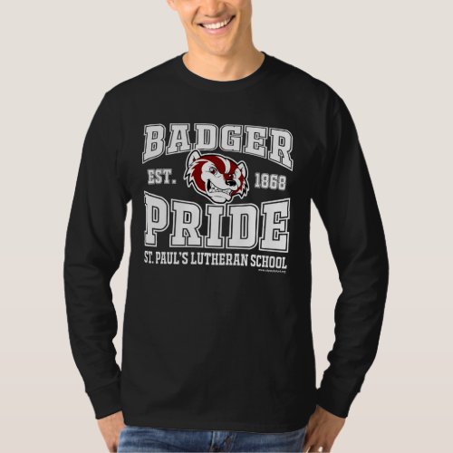 Badger Pride Mens Black Basic Long Sleeve T_Shirt