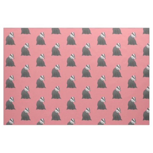 Badger Red Fabric