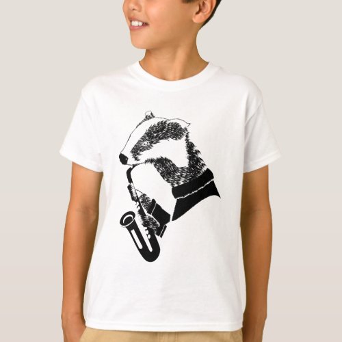 Badger Saxophone T_Shirt