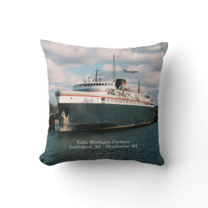 Badger square pillow