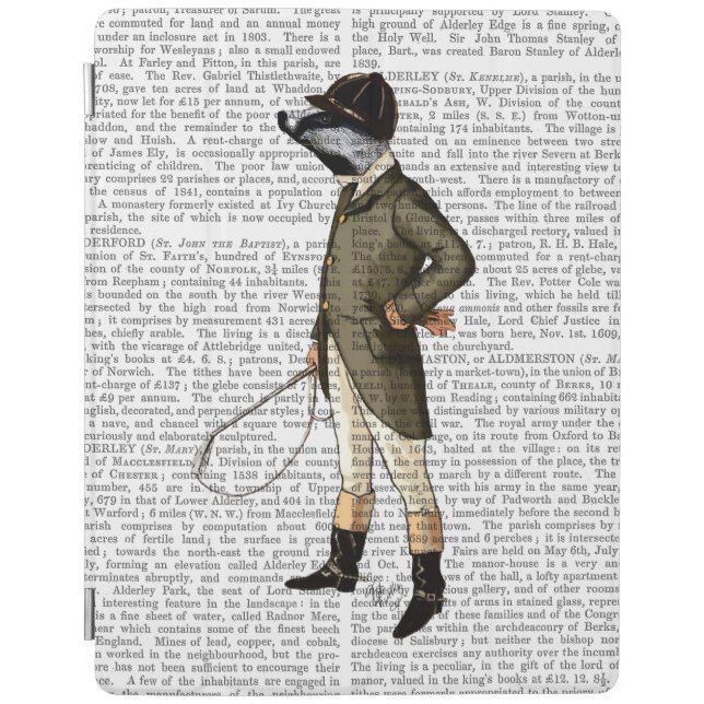 Badger The Rider Full iPad Air Cover (Front)
