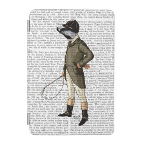 Badger The Rider Full iPad Mini Cover