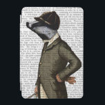 Badger The Rider Portrait iPad Mini Cover<br><div class="desc">Animals & Nature</div>