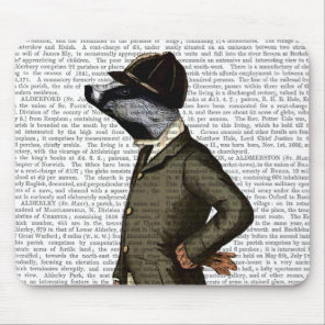 Badger The Rider Portrait Mouse Pad