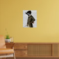 Badger The Rider Portrait Poster | Zazzle
