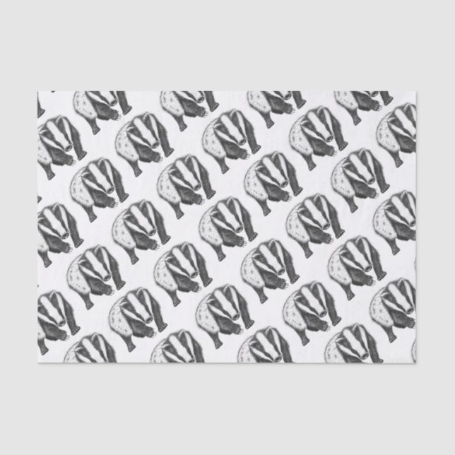 Badger tissue paper (Front)