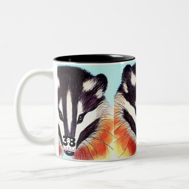 Badger Two-Tone Coffee Mug (Left)