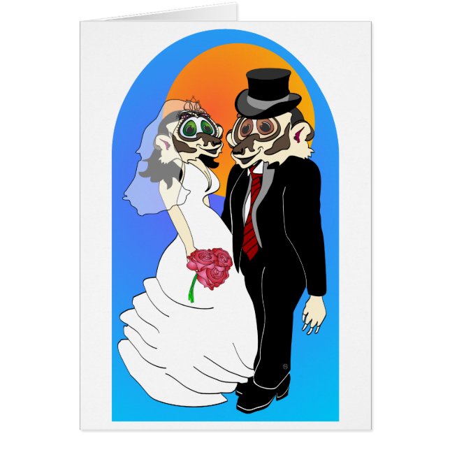 Badger Wedding Cards (Front)