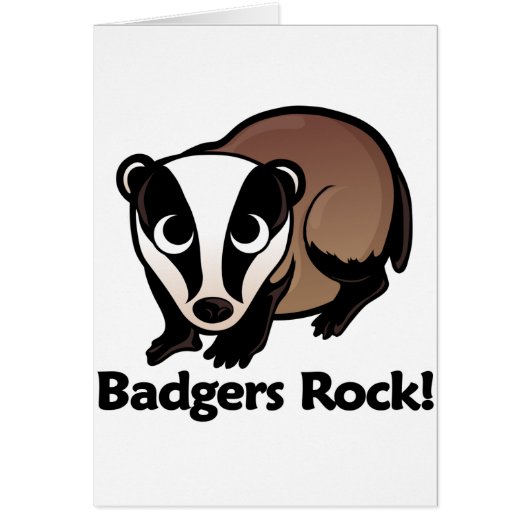 Badgers Rock! Cards (Front)