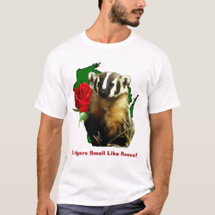 Badgers Smell Like Roses Wisconsin Unisex T-Shirt