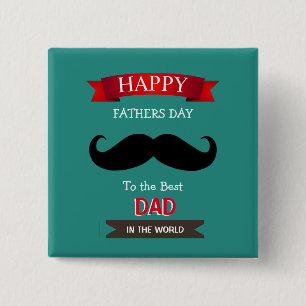 Badges - Happy Father's Day Button Badge