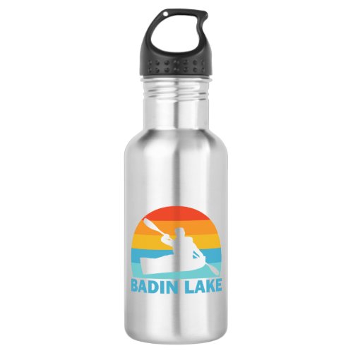 Badin Lake North Carolina Kayak Stainless Steel Water Bottle