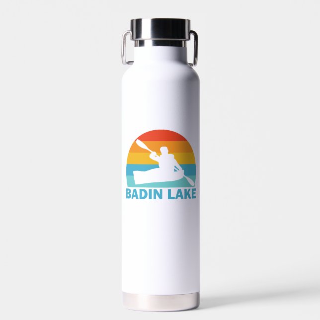 Badin Lake North Carolina Kayak Water Bottle (Front)