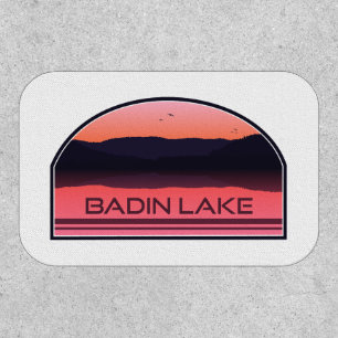 Badin Lake North Carolina Red Sunrise Patch