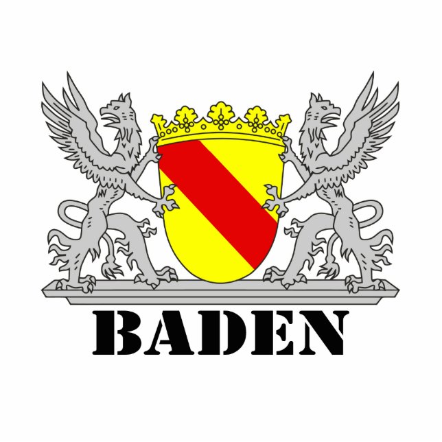 Badischer Greif coats of arms in Baden Cutout (Front)