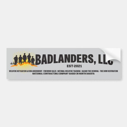 Badlanders LLC Bumper Sticker