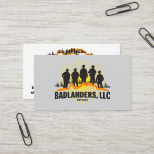 Badlanders LLC Business Card