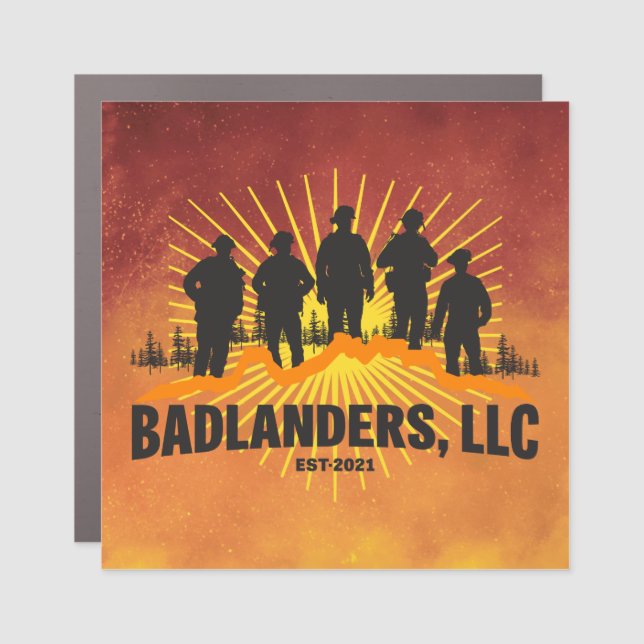 Badlanders LLC  Car Magnet (Front)