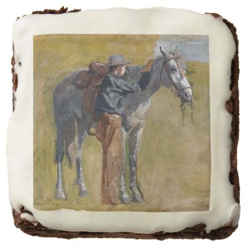 Badlands Cowboy Horse Old West Thomas Eakins Brownie