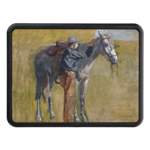 Badlands Cowboy Horse Old West Thomas Eakins Hitch Cover