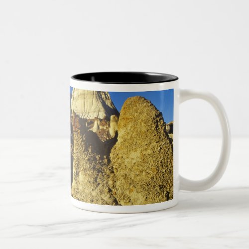 Badlands formations at Dinosaur Provincial Park 2 Two_Tone Coffee Mug