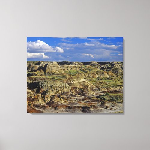 Badlands formations at Dinosaur Provincial Park 4 Canvas Print