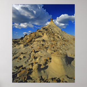 Badlands formations at Dinosaur Provincial Park 5 Poster