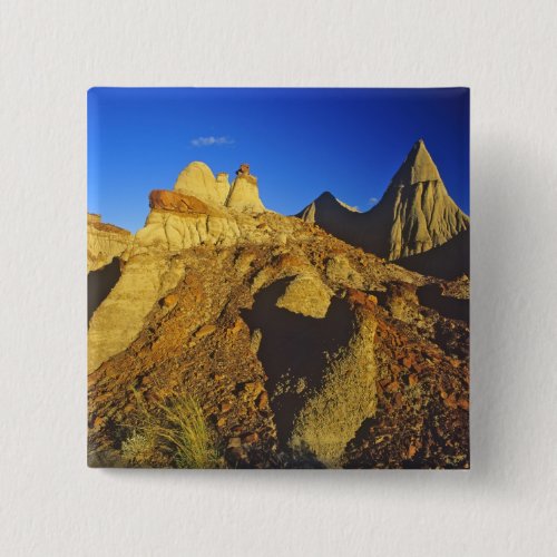 Badlands formations at Dinosaur Provincial Park 6 Pinback Button