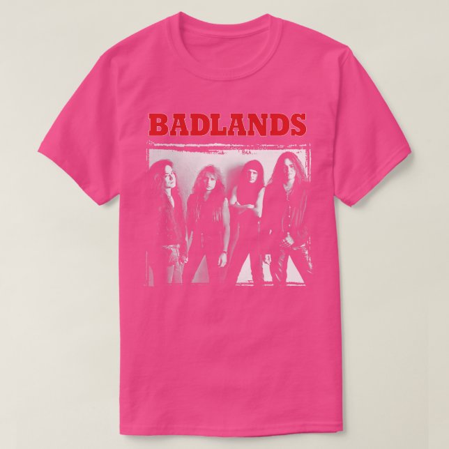 Badlands Heavy Metal T-Shirt (Design Front)