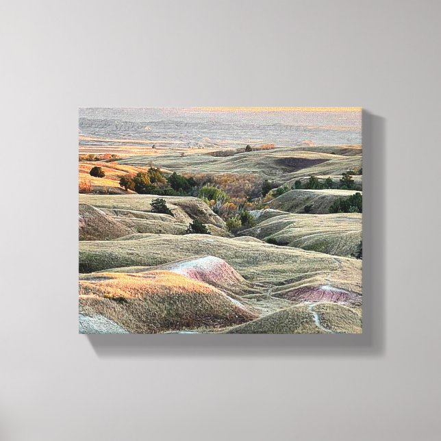 Badlands Hills Canvas Print (Front)