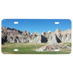 Badlands License Plate