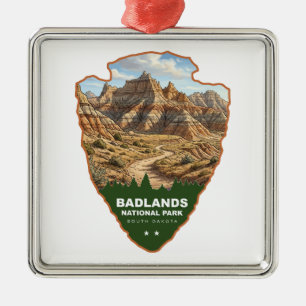 Badlands National Park Arrowhead Metal Ornament