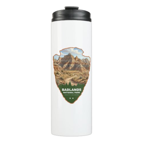 Badlands National Park Arrowhead Thermal Tumbler