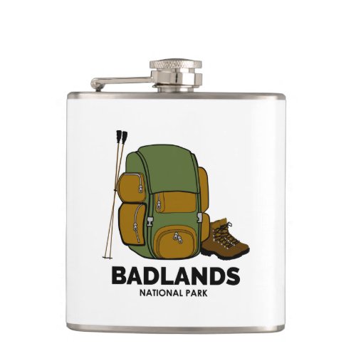 Badlands National Park Backpack Flask