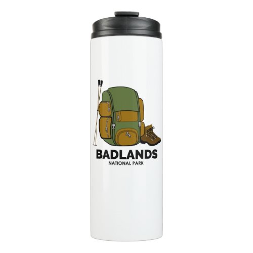 Badlands National Park Backpack Thermal Tumbler