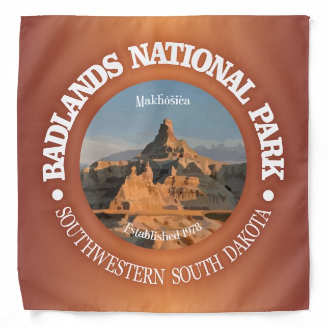 Badlands National Park Bandana (Front)